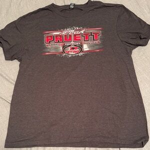 Gray Leah Pruett Graphic T-Shirt